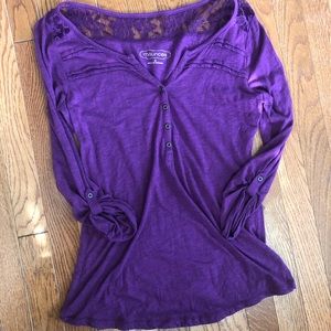 Maurices | Purple Lace Top